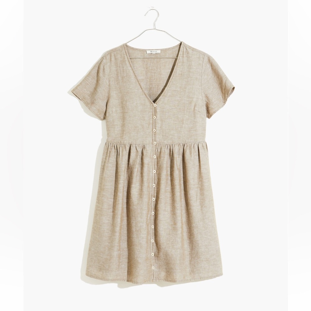 Madewell Alexandra Linen Dress